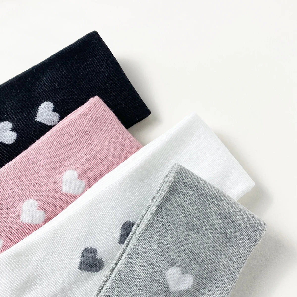 4 PCS Four-Season Solid Medium Thickness Baby Toddler Leggings Socks – Children Girl Kid Tights for School, Performance & Daily