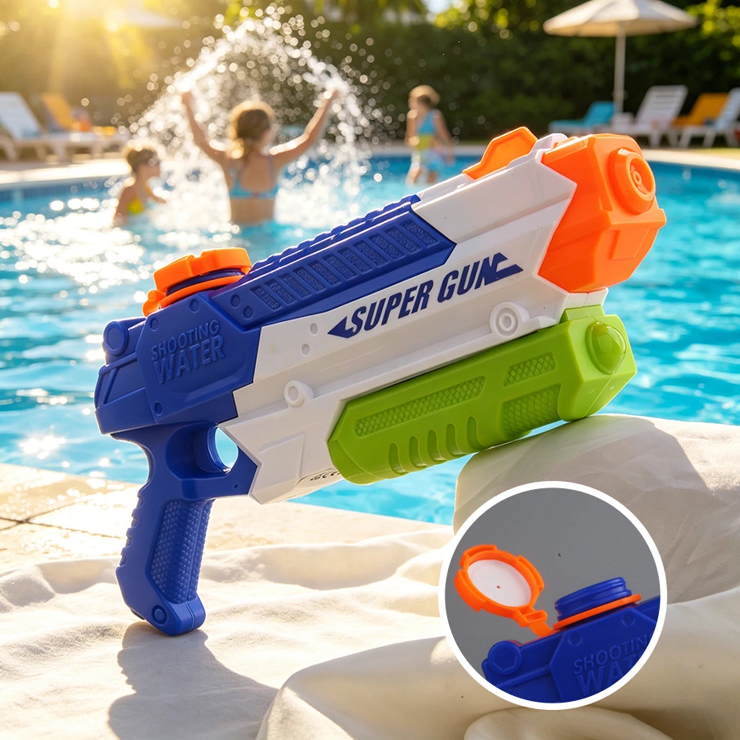 Water Guns for Kids - Summer Soaker Squirt Guns, Outdoor Toy for 3 Years Old and up Boys Girls Adults Water Guns for Swimming Pool