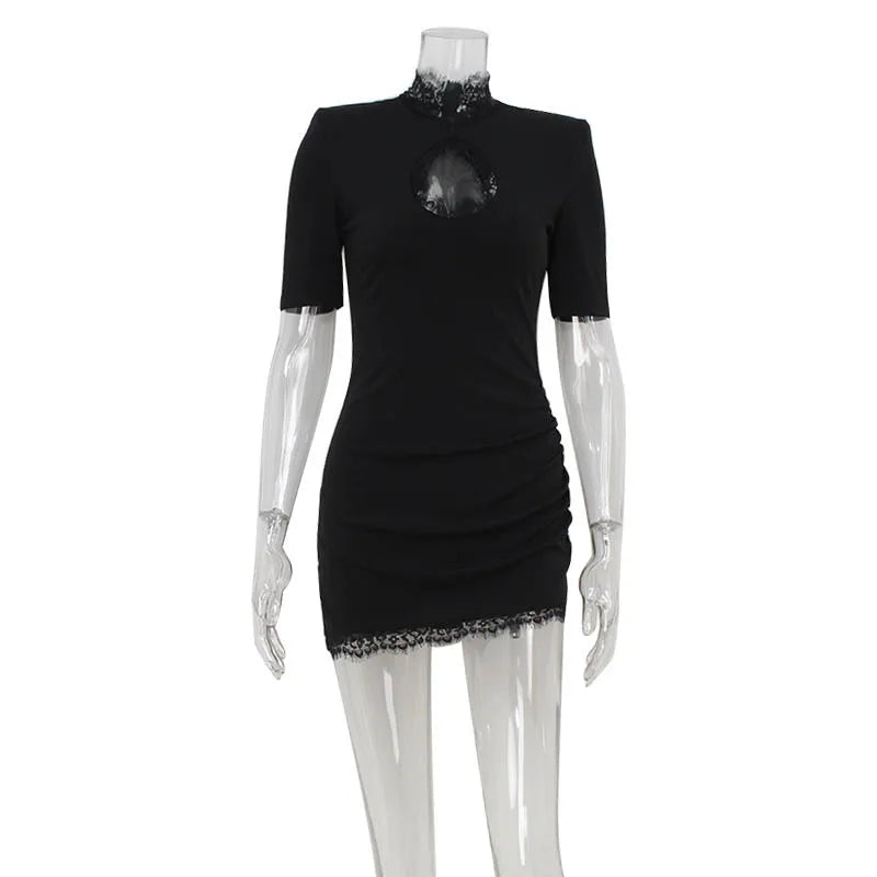 Lace Patchwork bodycon dress