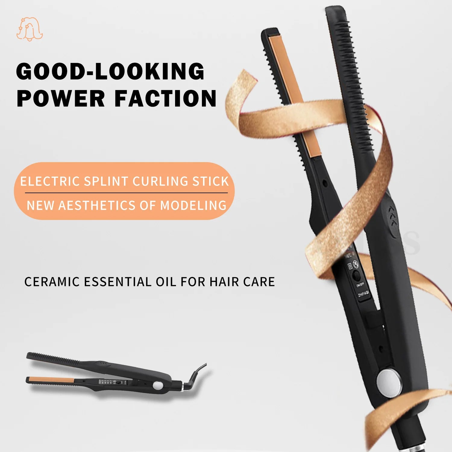 2 in 1 Hair Straightener And Curler