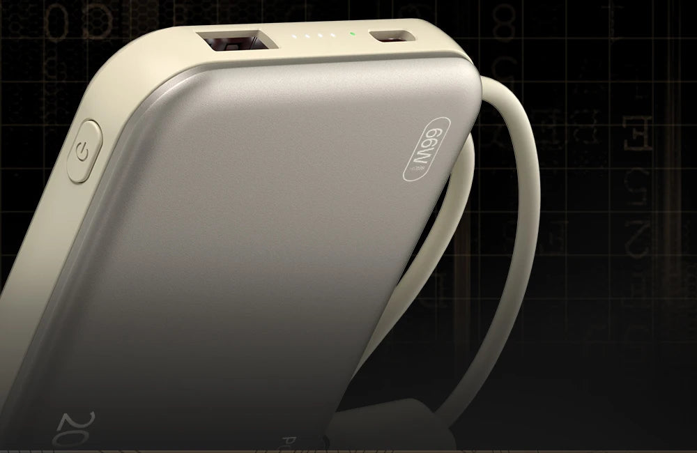 66W Fast Charge Power Bank 20000mAh