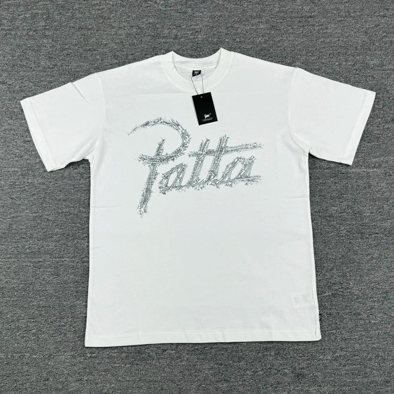 Summer Round Neck Men's Women's Loose Patta Tops New Style High Quality PATTA Short Sleeved T-shirts One Day Ship Out