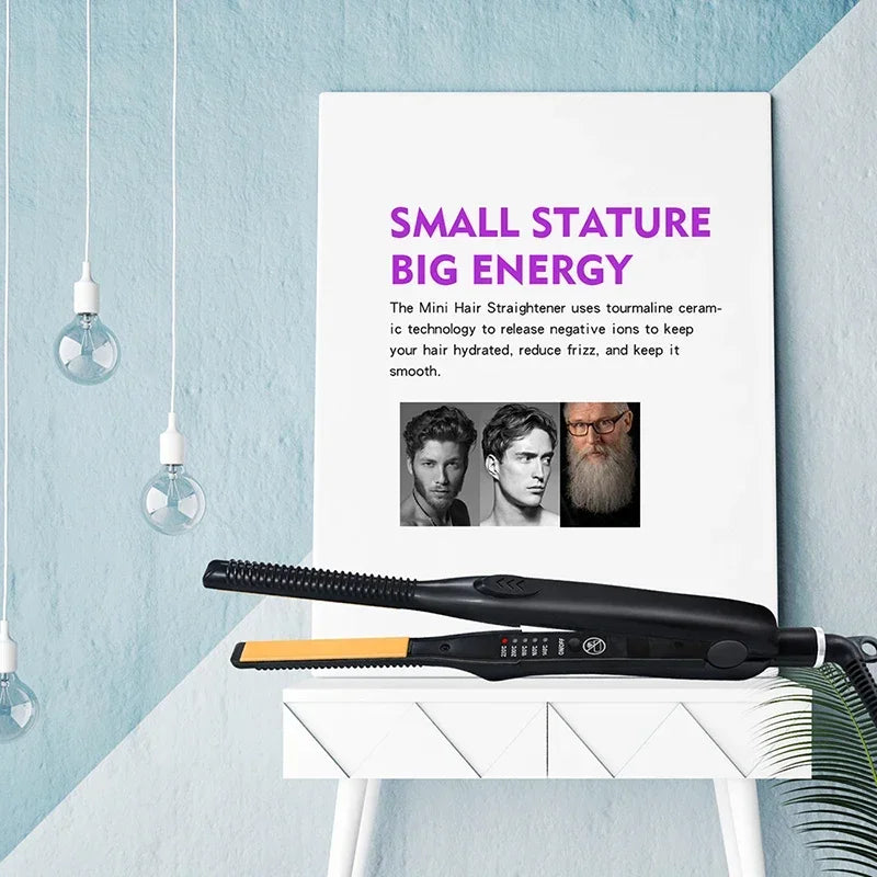 Mini Hair Straightener 2-in-1