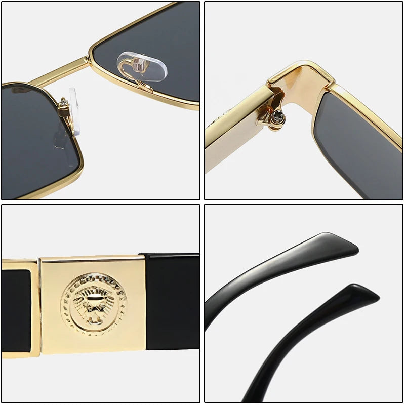 New Fashion Brand Luxury Designer Sunglasses Men Women 2026 Leopard Vintage Elegant Shades Glasses Trendy Travel Top Sunglasses