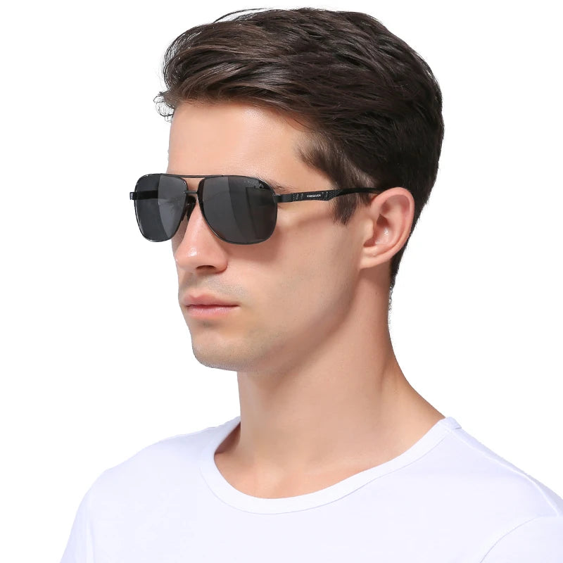 KINGSEVEN Brand Men Sunglasses Polarized Aluminum UV400 Mirror Sun Glasses Women