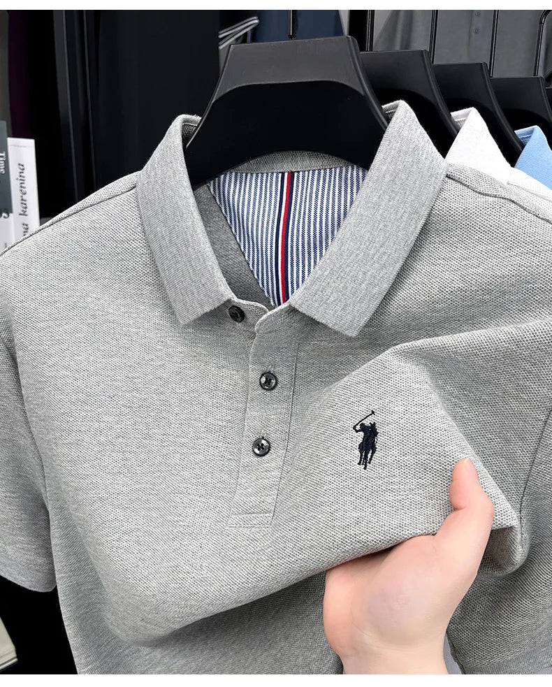 cotton short sleeve polo