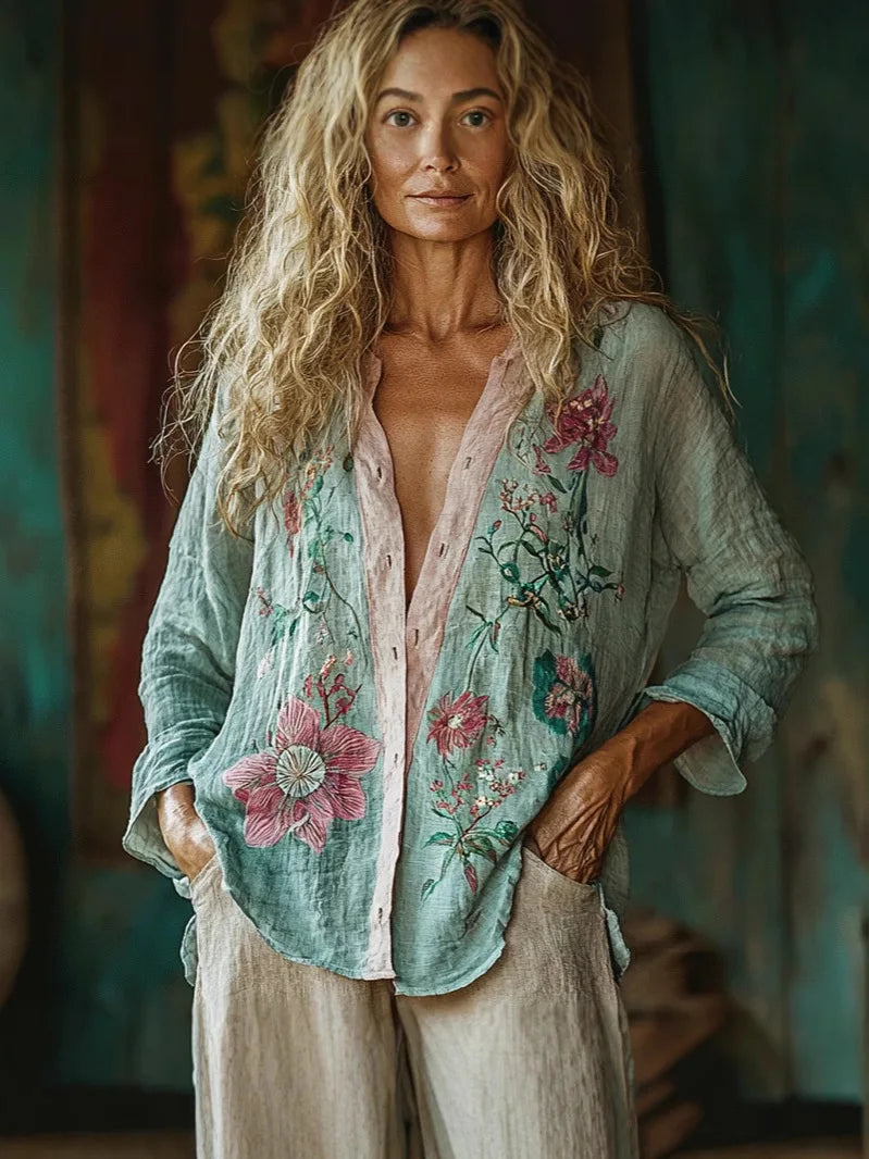 V-Neck Long Sleeve