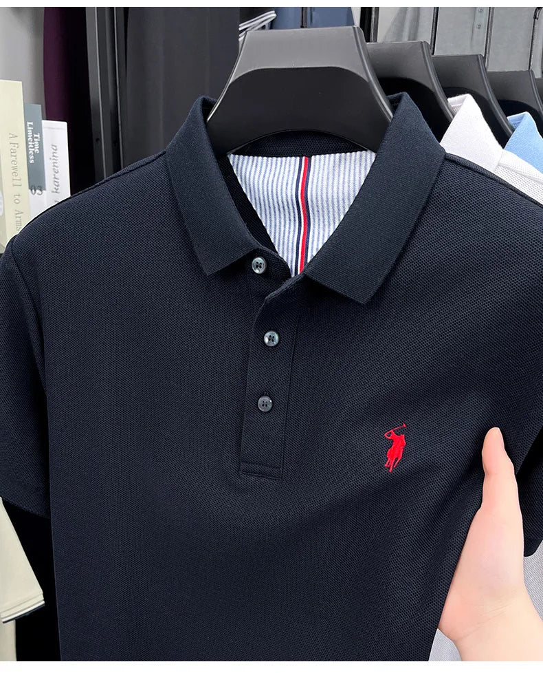 cotton short sleeve polo