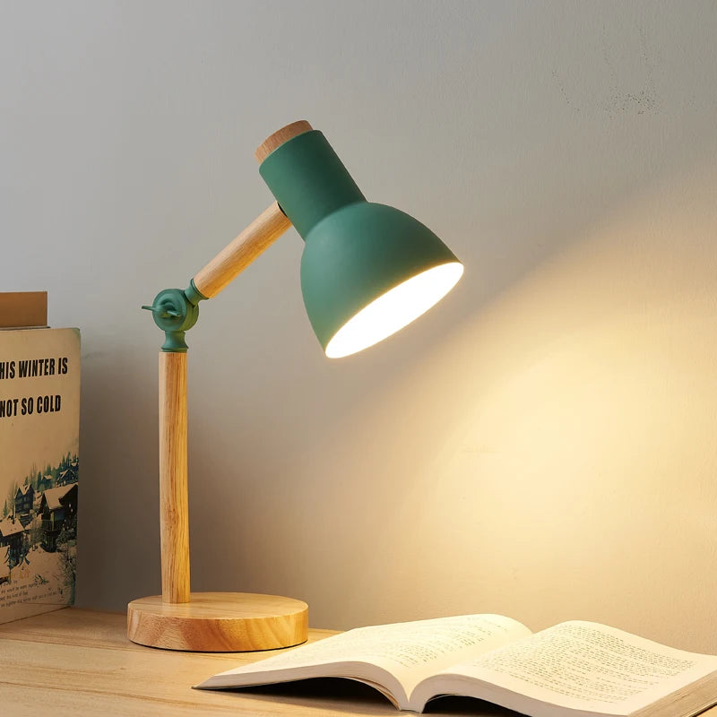 Nordic Wooden LED Lamp