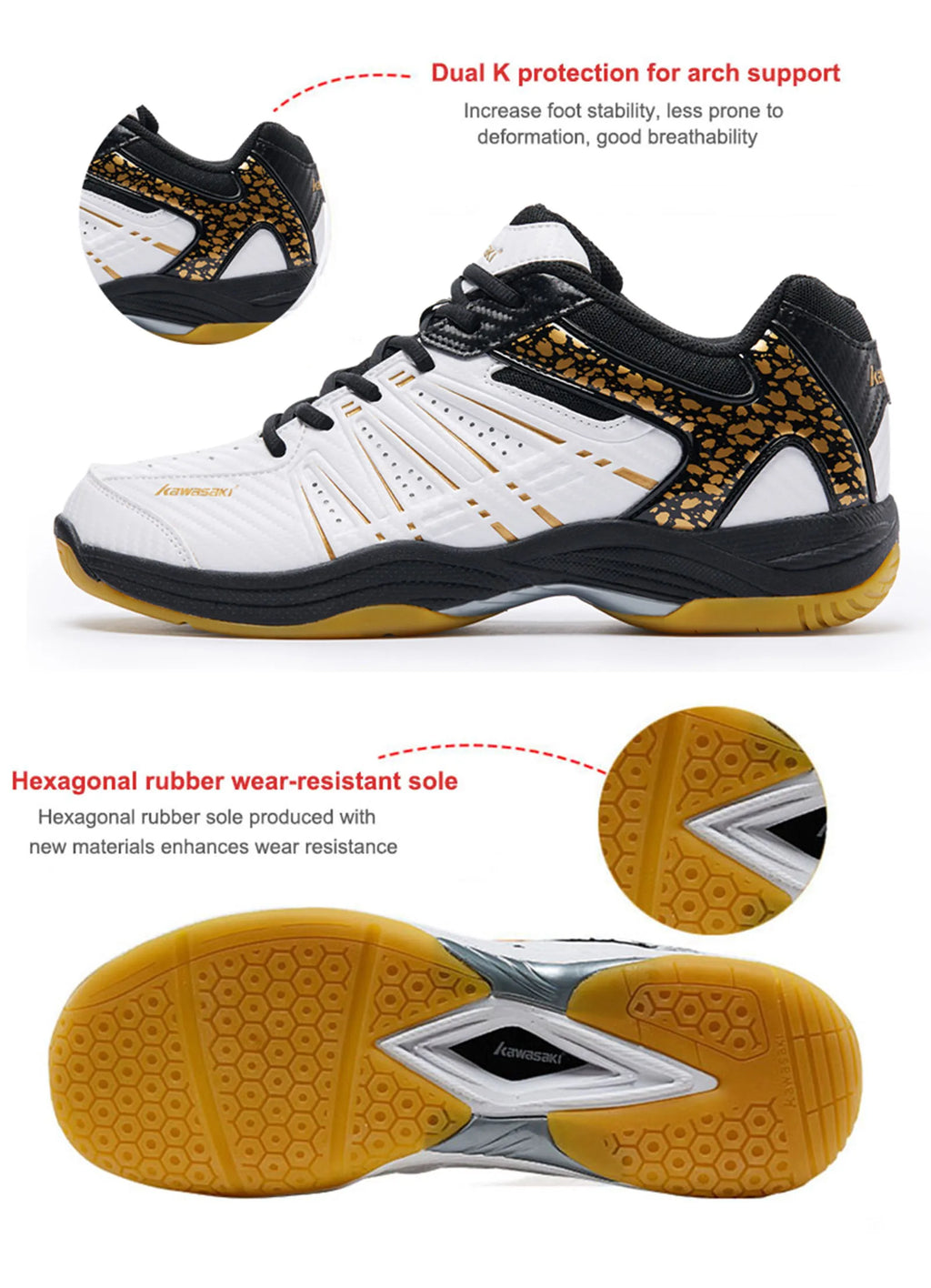 Anti-Slippery Sport Tennis Shoes Sneakers UNISEX