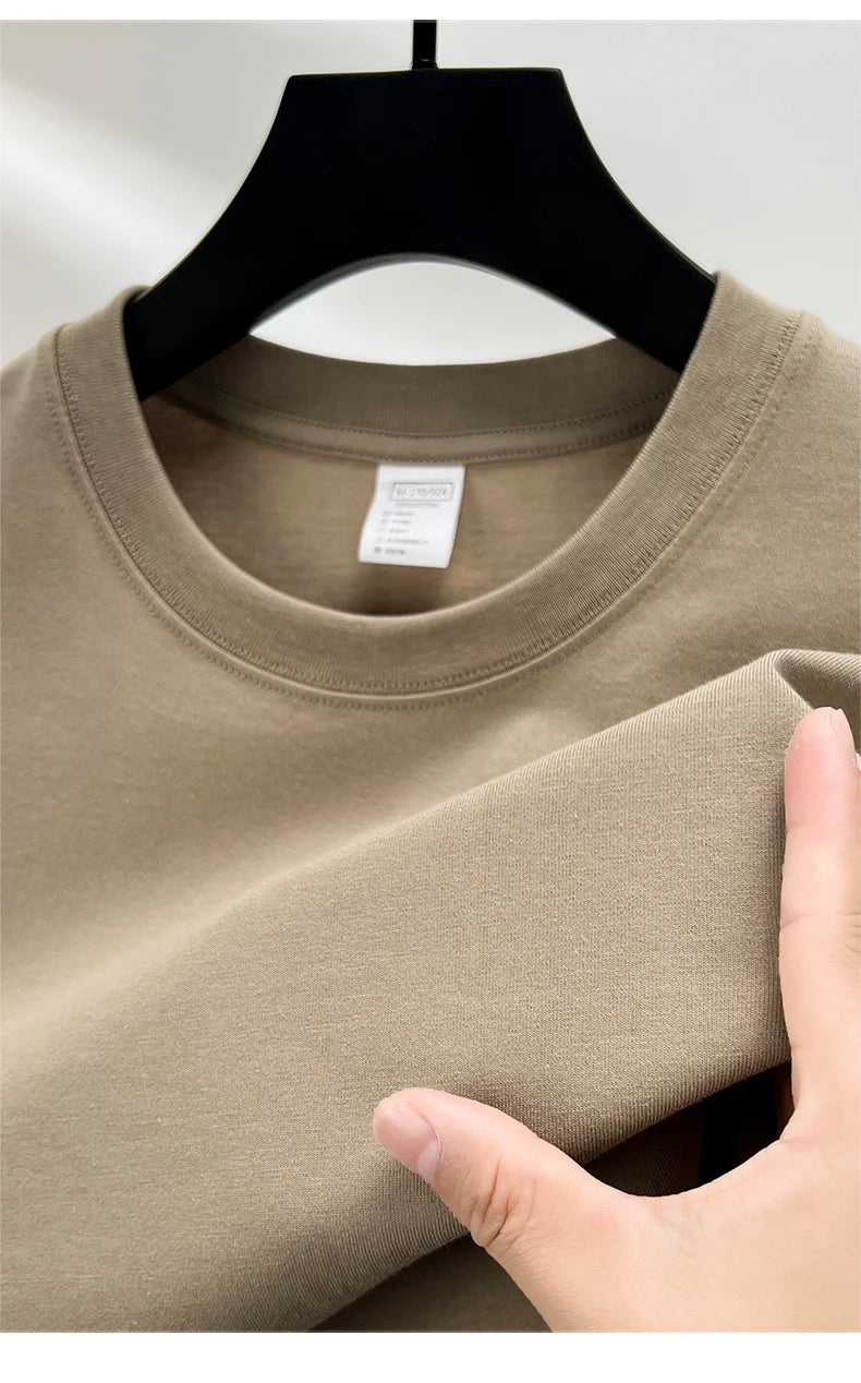 High quality cotton short sleeve men's T-shirt