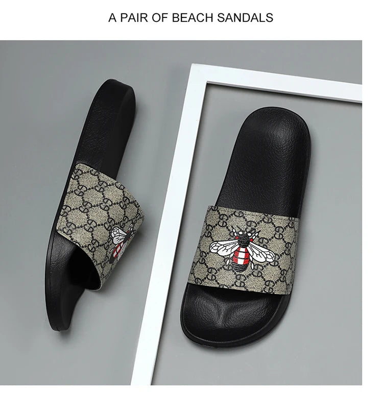 men's bees beach outdoor garden sandals