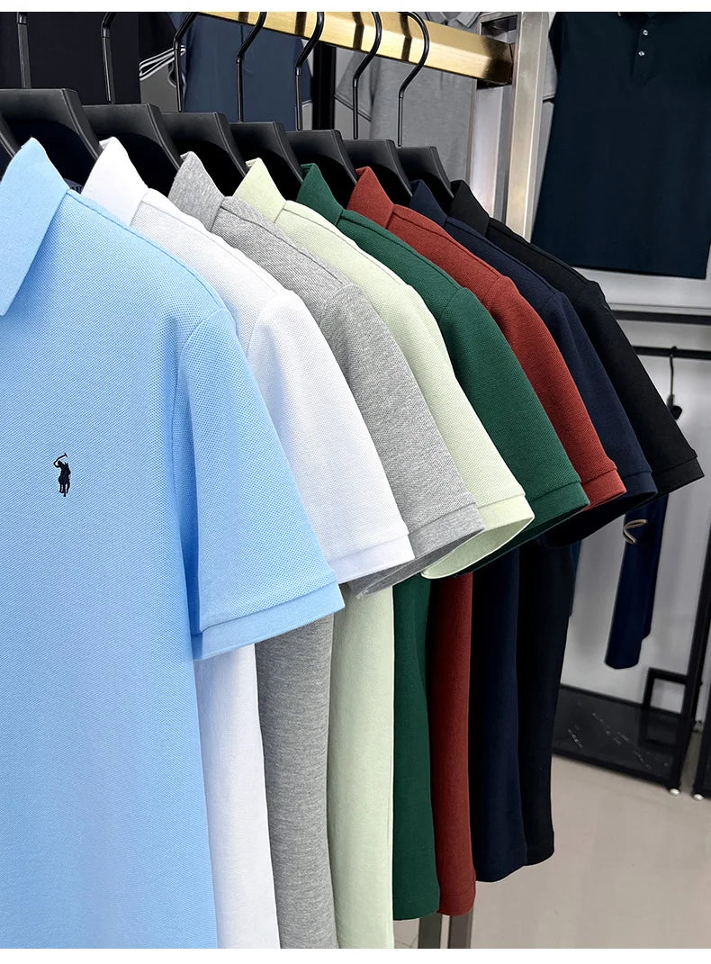 cotton short sleeve polo