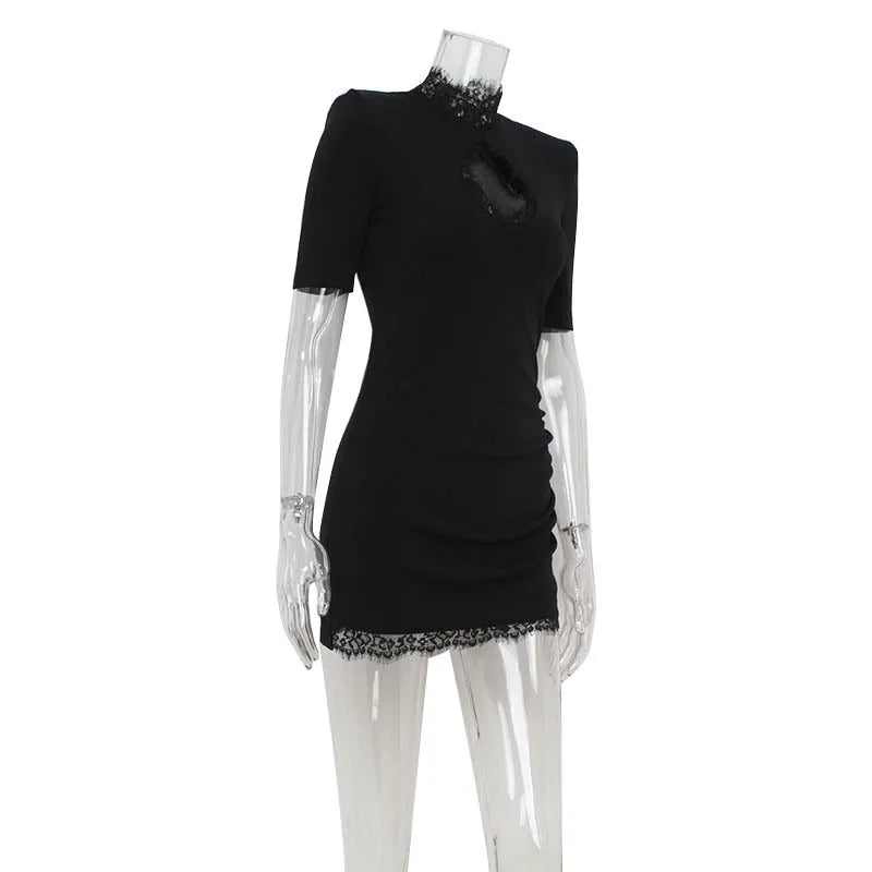 Lace Patchwork bodycon dress