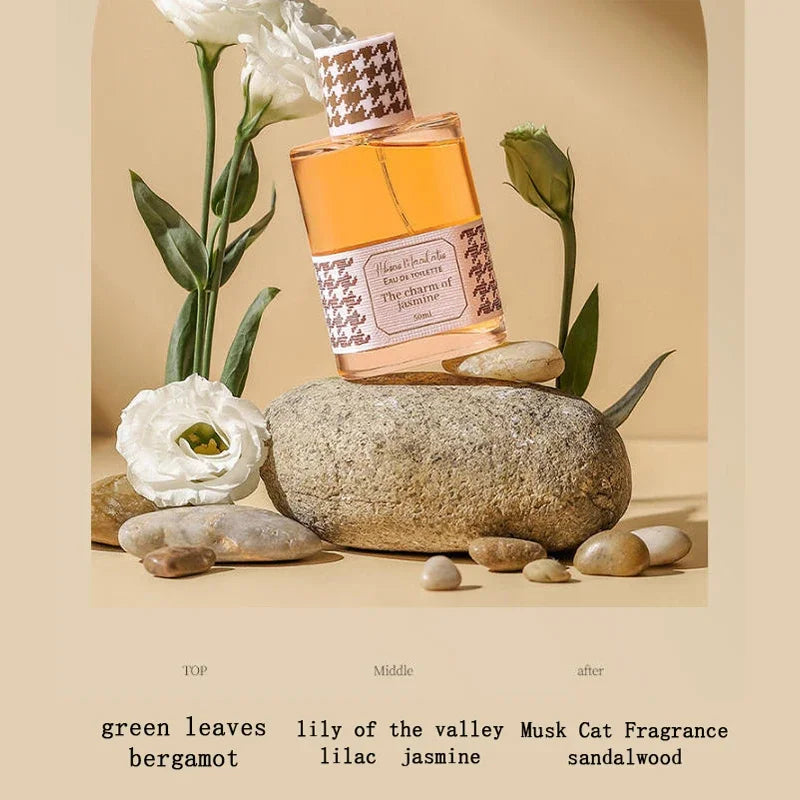 Luxury Jasmine Rose Floral Scent Perfume,Lemon/Vetiver/Musk/Patchouli/Sandalwood/Rosemary Fragrance Mist,Women Eau De Toilette