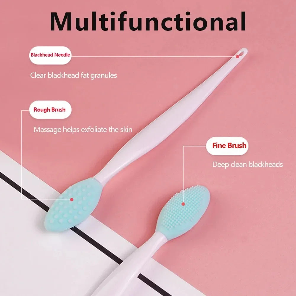 Silicone cleaning brush