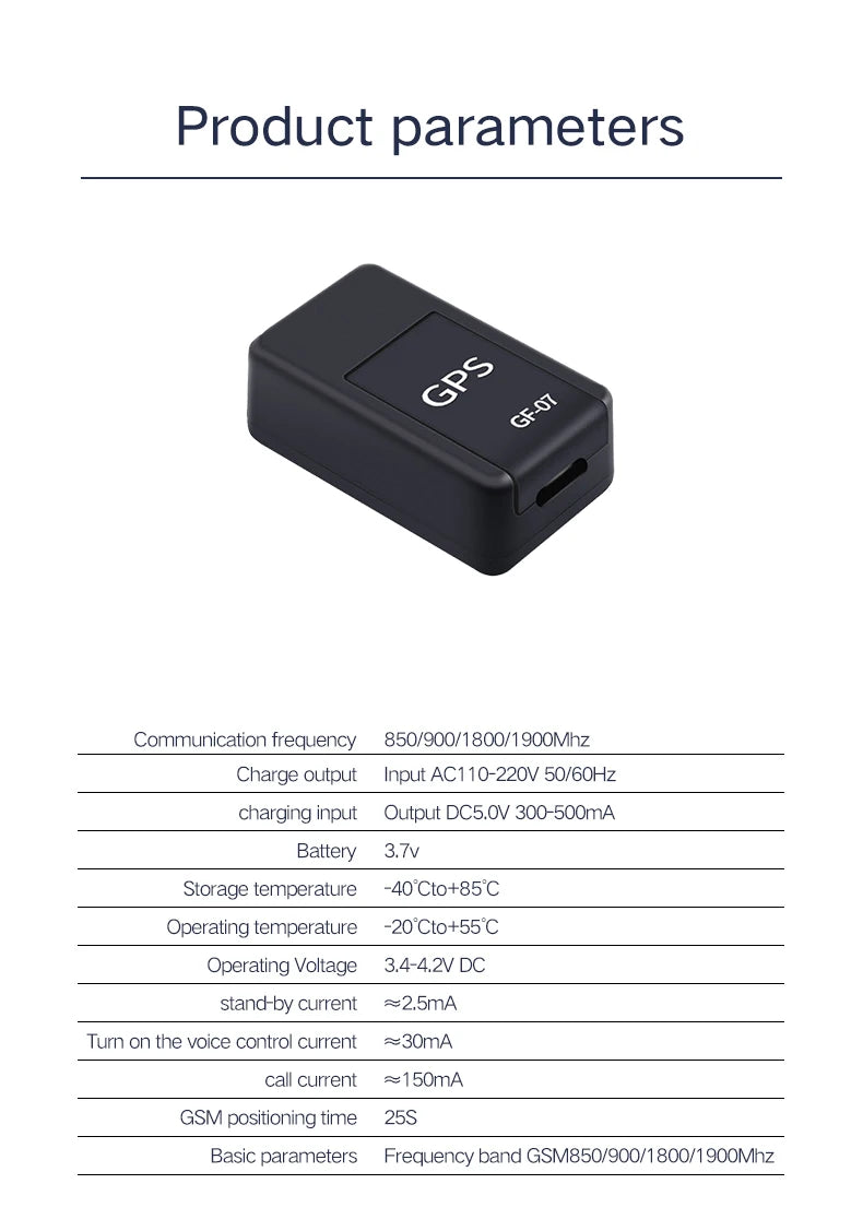Mini GPS Tracjer