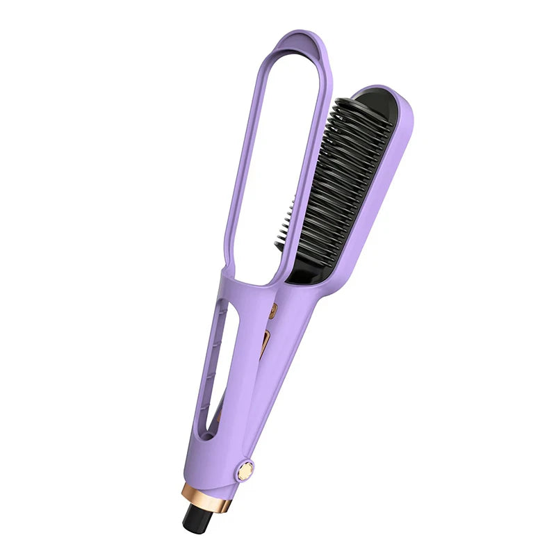 Hair straightening comb