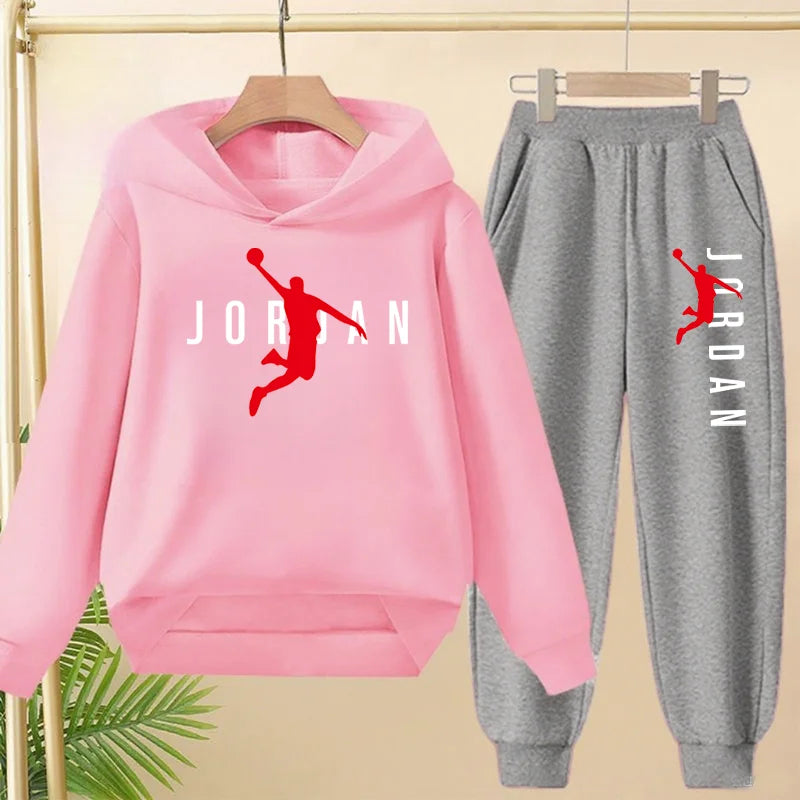 2-13 Years Boys 2pcs Autumn Spring Hoodie+Pants TracksuitsGirls Casual Streetwears Kids Cute brand  Children Clothes Sets