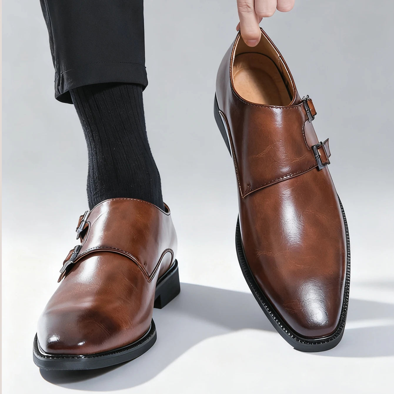 Men's Monk Leather Shoe