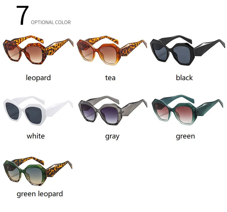 New Oversized Square Sunglasses For Women Vintage Designer Eyewear Sun Glasses Men Shades Male Female UV400 Gafas Oculos