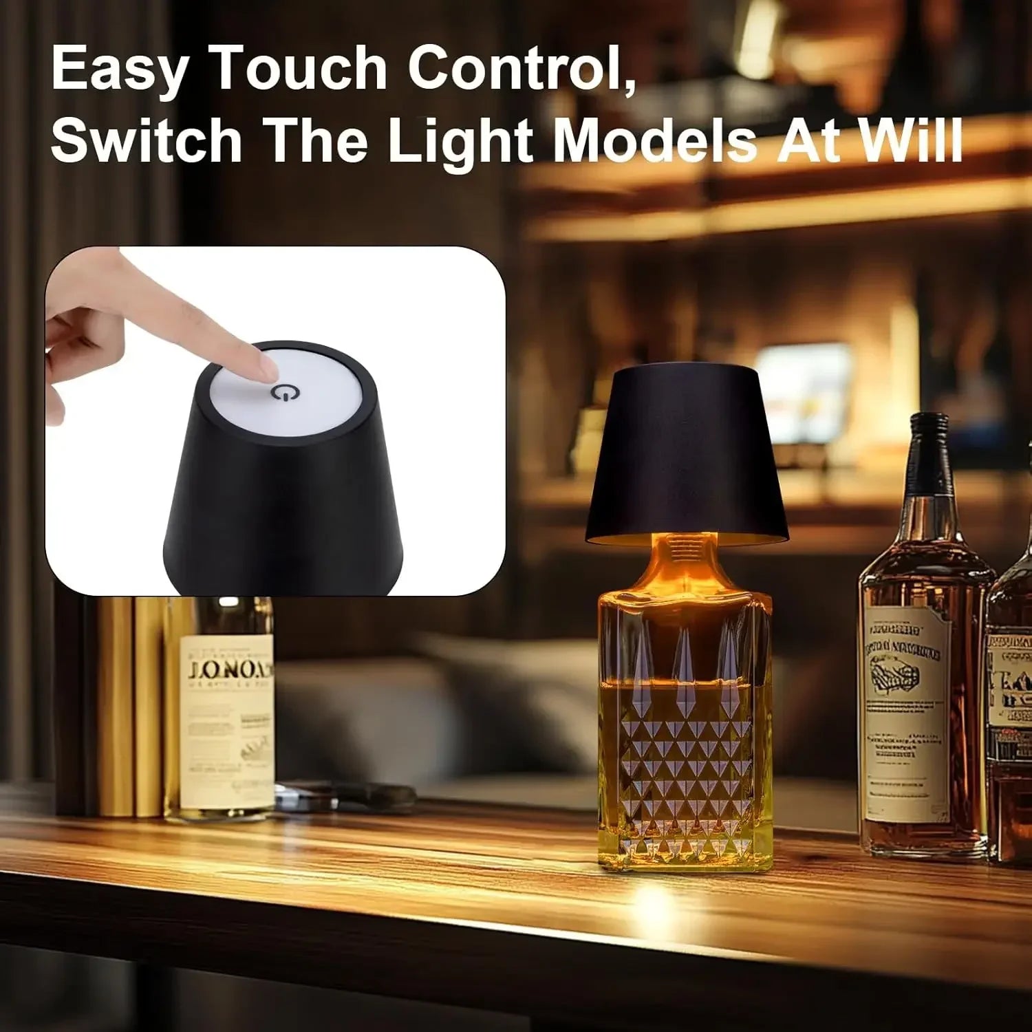 Rechargeable Bottle LED Lamp