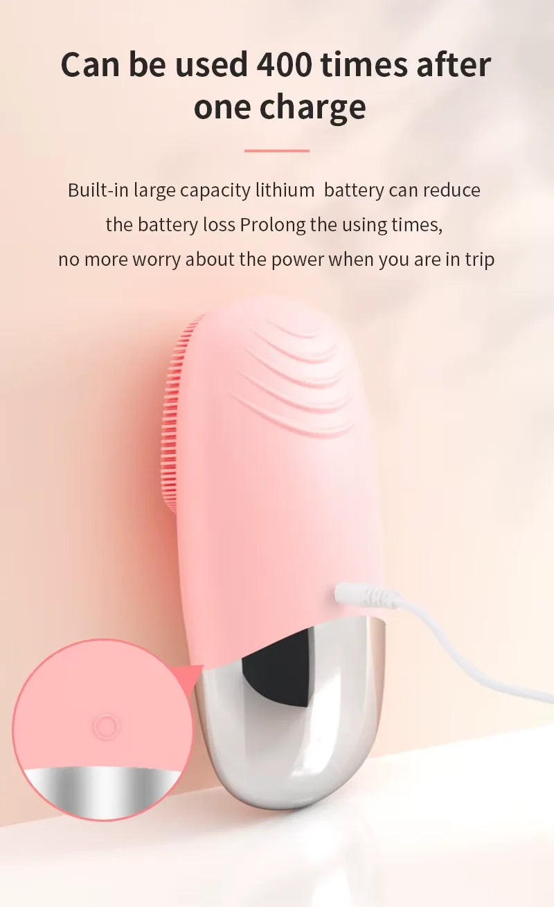 Rechargeable Silicone facial brush