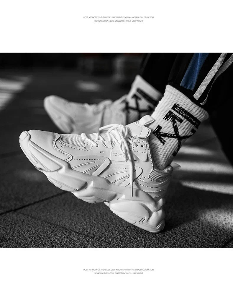 Men's Sneakers Hidden Heels Elevator