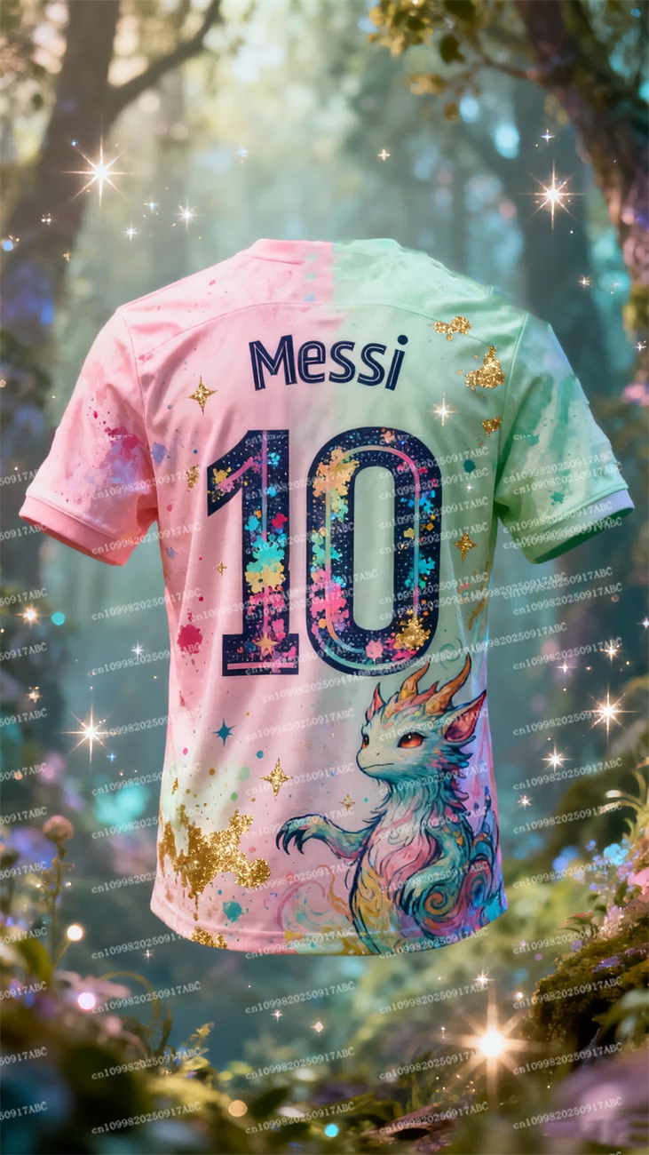 New Arrival Messi Jersey T-shirt Men Jersey Women Tshirt Casual Clohthes Fan Gift Top for Adults Summer Tshirt Top Kid Tshirt