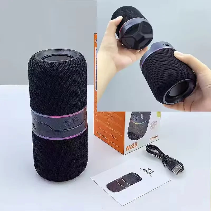 2 in 1 Magnetic Dual Splittable Bluetooth Speaker Split Wireless Bluetooth Speaker Powerful Waterproof TWS HIFI Stereo Boombox