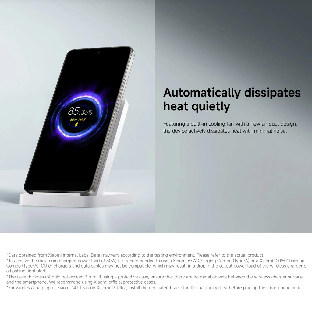 Xiaomi 50W wireless charging stand