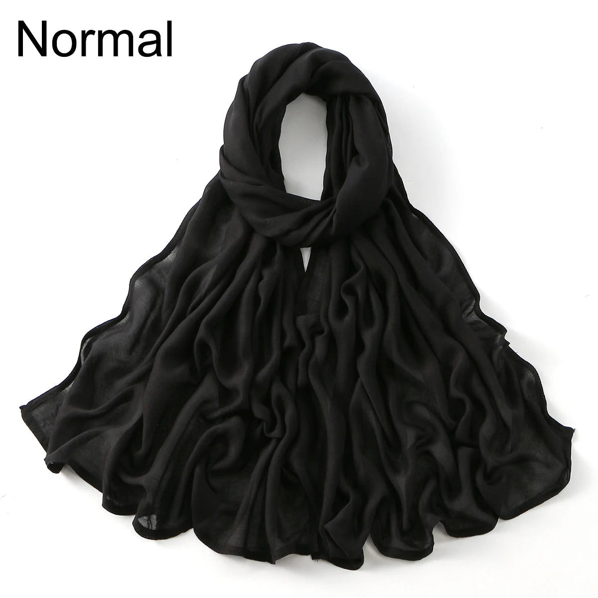 New Big Size Solid Rayon Modal Hijab Scarf Women Muslim Headscarf Wraps Shawl Femme Musulman Headband Islamic Turban 190*85cm