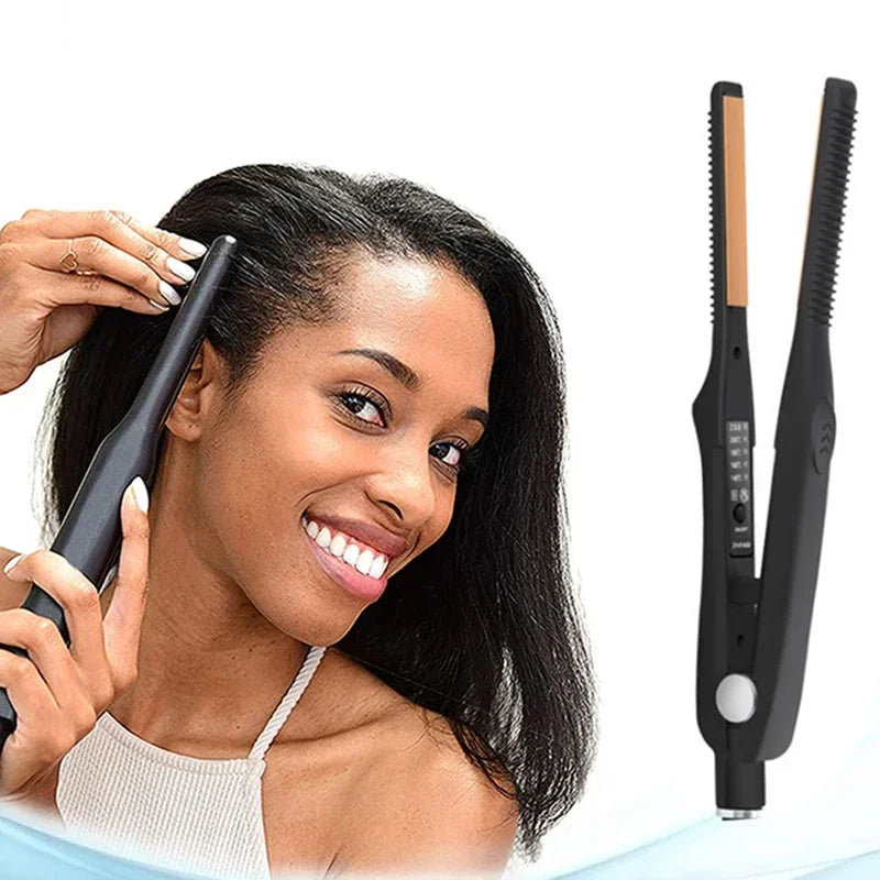 Mini Hair Straightener 2-in-1