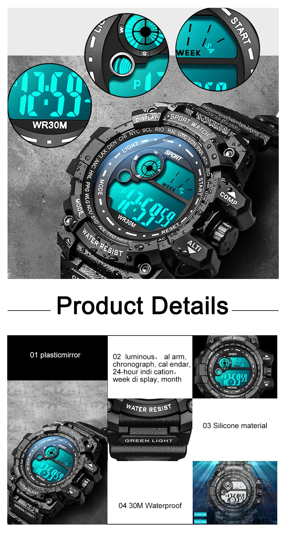 GOTTO  Military Clock