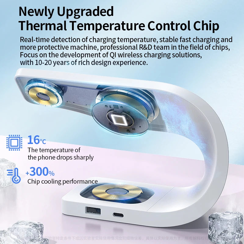 Magnetic Wireless Stand  15W Fast Charging