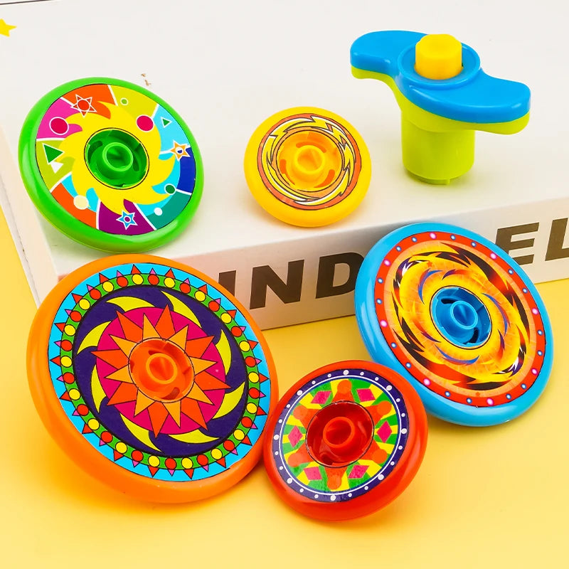 Five-Layer Stacking Spinning Top Toy for Children, Parent-Child Interactive Spinning Top Toy for Boys and Girls