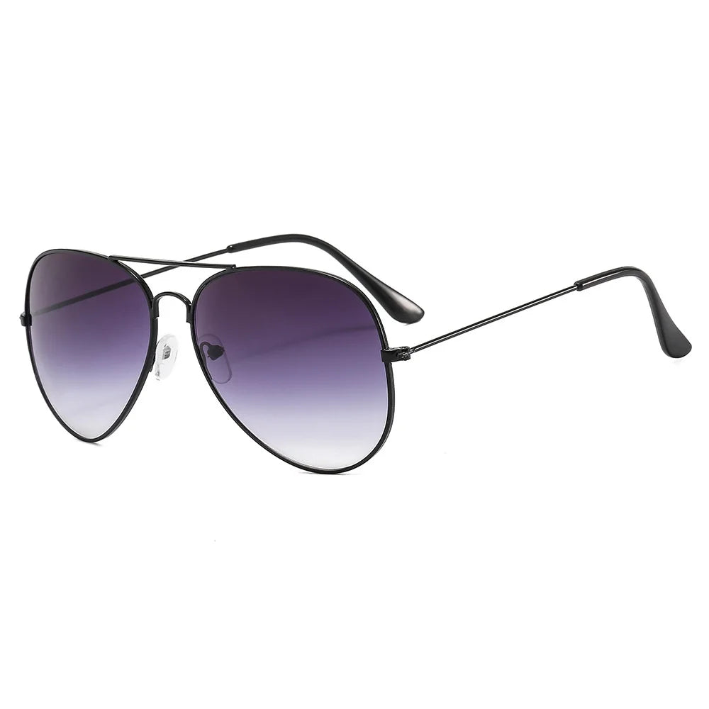 2026 New Double Bridge Aviation Sunglasse Woman Aviat Alloy Frame Polit Mirror Sun Glasses Female Male UV400 Eyewear for Men