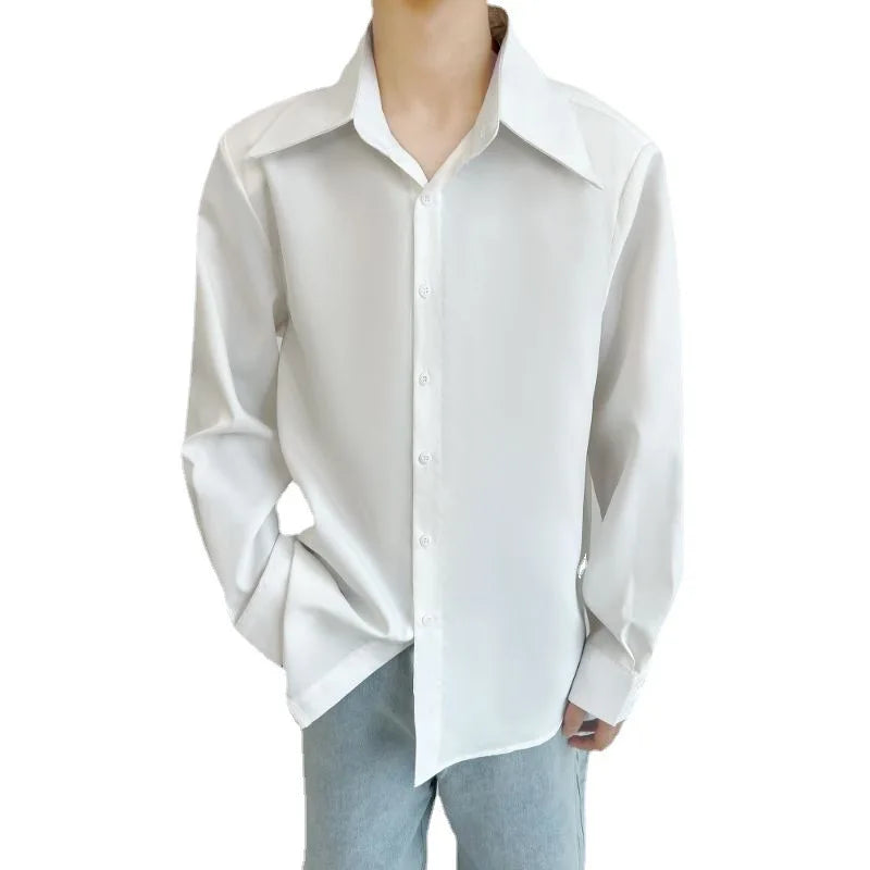 Large Point Collar Loose Fashion French Long Sleeve