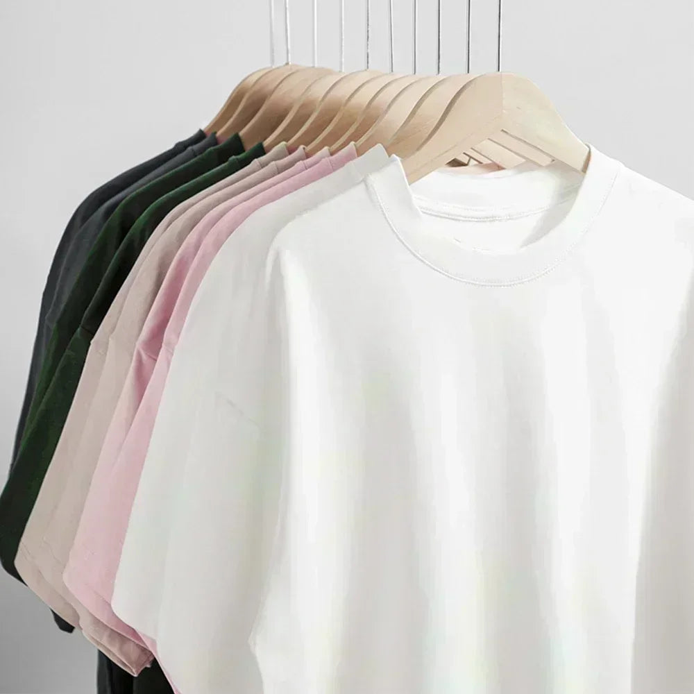 Streetwear Oversized Top Y2K Unisex New Trend Print Cotton Round Neck Short Sleeve Fashion Casual Loose T Shirts Fashion Tops