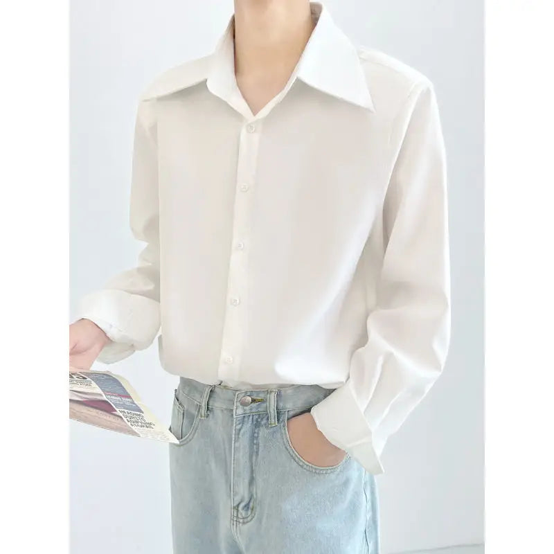 Large Point Collar Loose Fashion French Long Sleeve