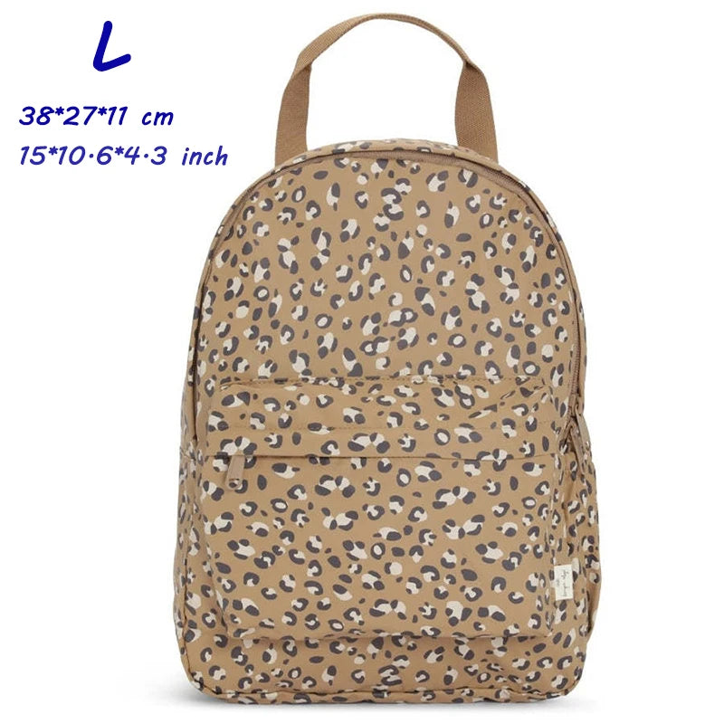KS Brand Mommy Bag Travel Children Kid Cherry Backpack Primary Schoolbag Baby Waterproof Print Kindergarten Bags Boys Girls Gift