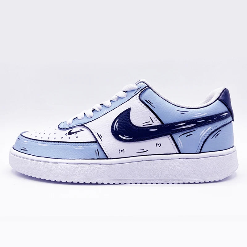 Custom Sneakers NIKE COURT VISION Unisex retro shoes