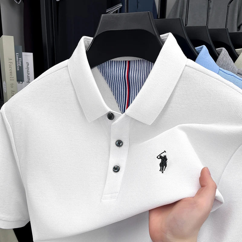 cotton short sleeve polo