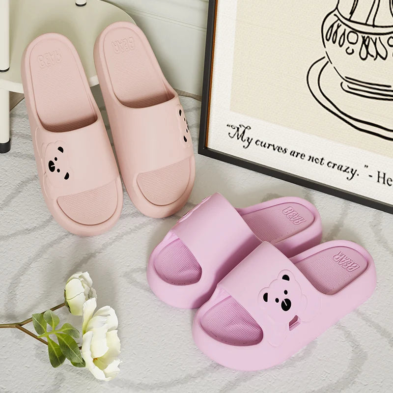 Cartoon Bear Indoor Slippers
