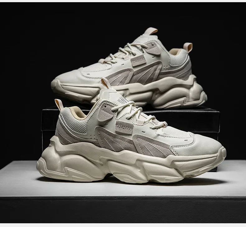 Men's Sneakers Hidden Heels Elevator