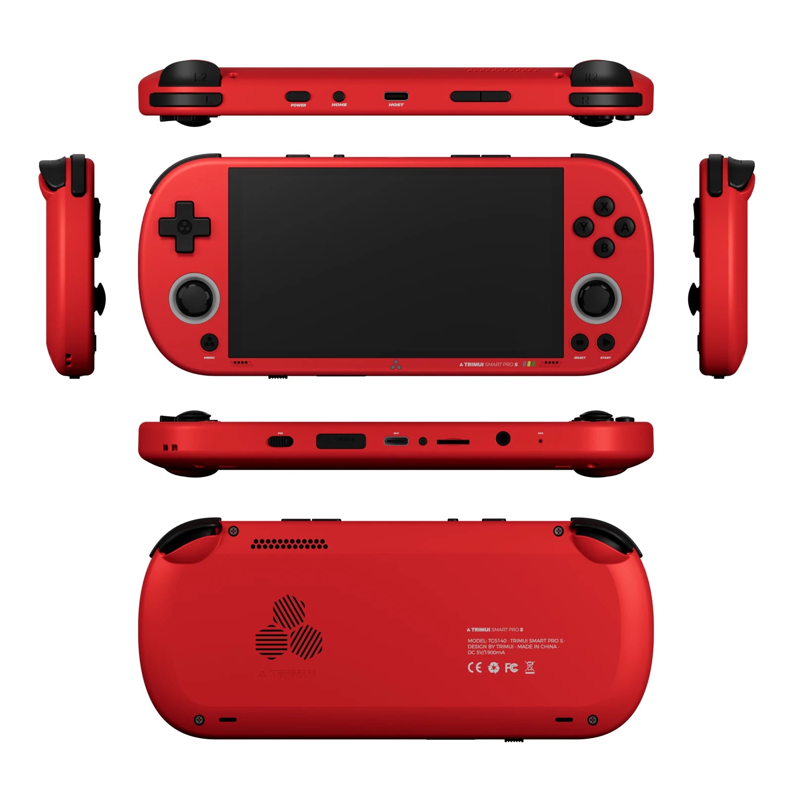 Trimui Smart Pro S TG5050 Handheld Game Console - Best for PSP Game, Octa-core 2.0GHz, 4.96" IPS Display, 5000mAh Battery