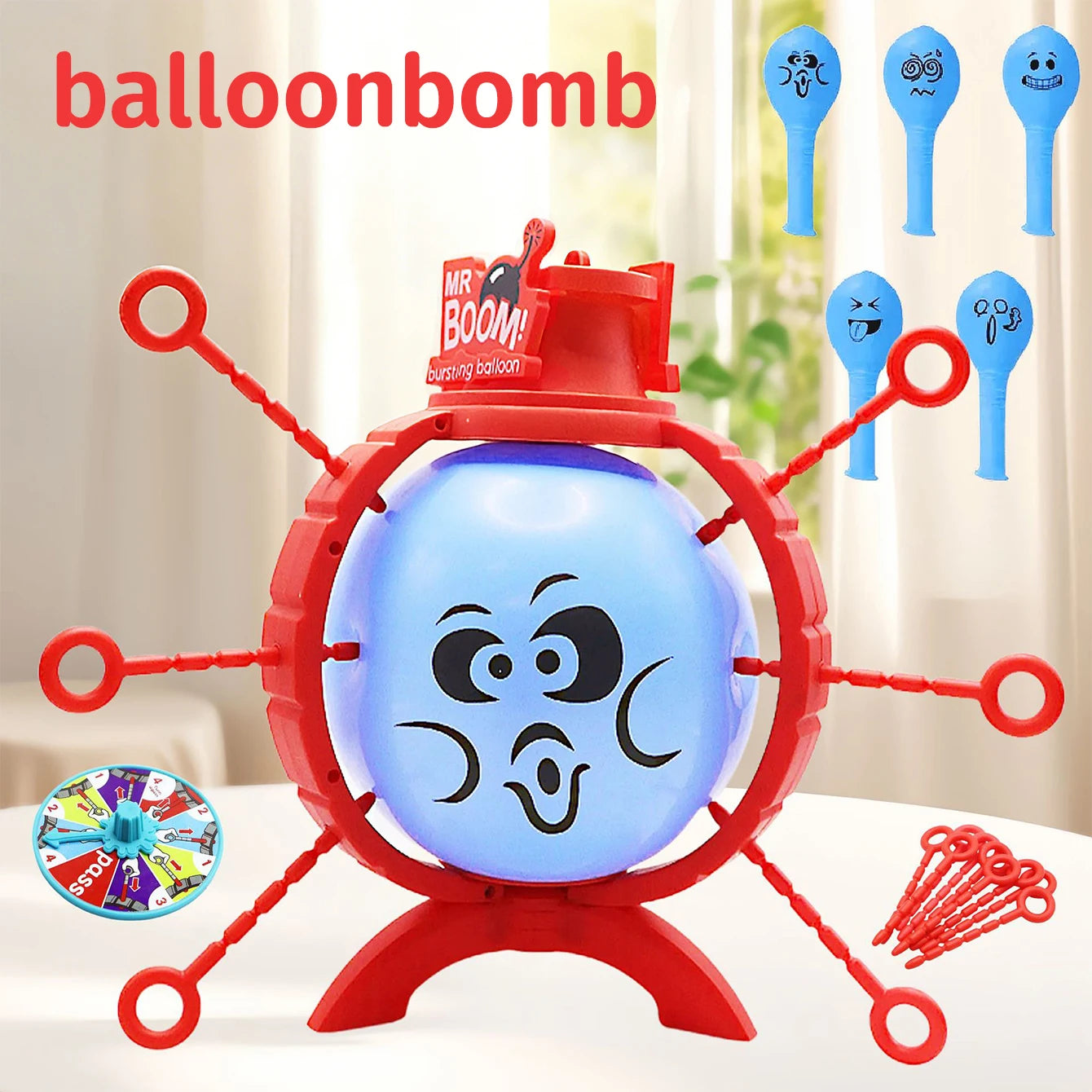 Pop balloon toy party party interaction tabletop game toy balloon explosion prank toy