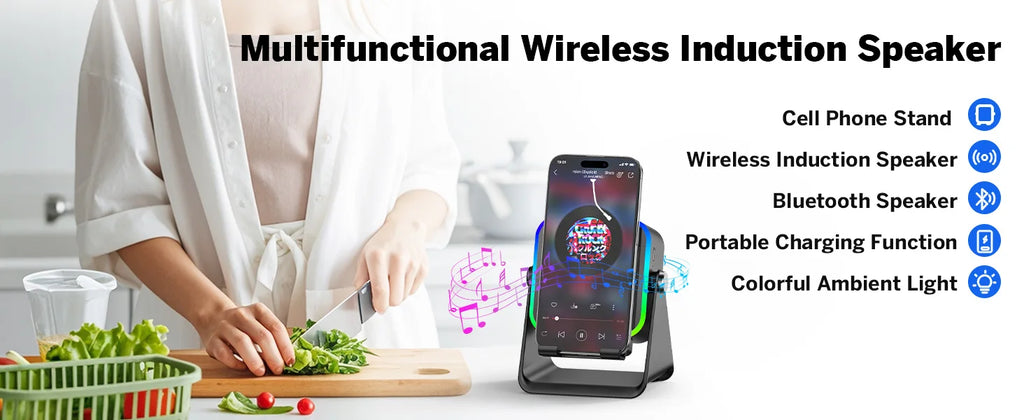 5In1 Bluetooth Speaker Lamp 5000mAh