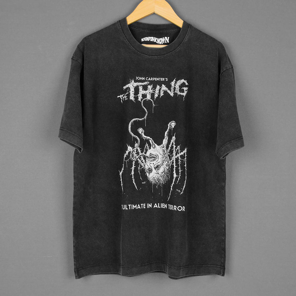 The Thing T-Shirt John Carpenter Horror Movie They Live Halloween Prince of Darkness Men's Cotton Short Sleeves Clothing Shirt