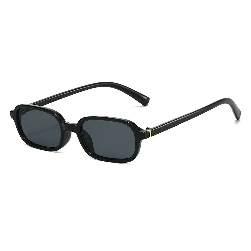 KLASSNUM Vintage Sunglasses Men Women 2026 Trendy Eyewear Rectangle Sun Glasses Anti UV400 Shades Eyepiece Small Square Glasses